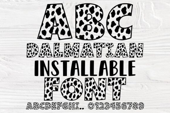 Ab Dalmatian Font: A Playful Typeface for Creative Branding