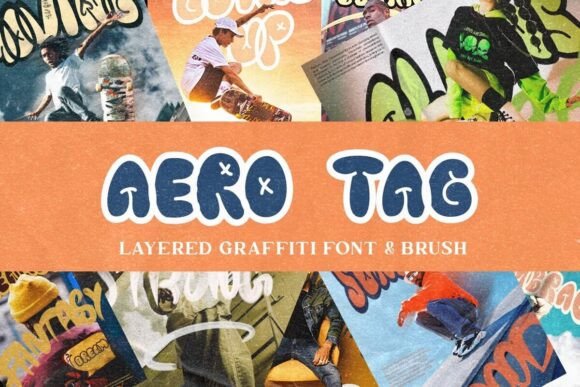 Aero Tag: A Premium Decorative Font for Editorial Design