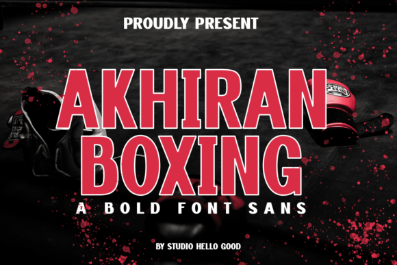 Akhiran Boxing: A Font with Punch and Purpose