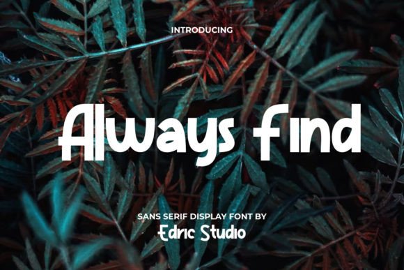 Always Find: A Playful Font for Stronger Brand Identity