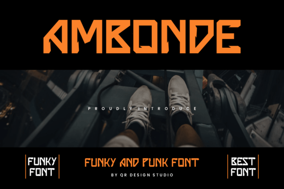 Ambonde Font: A Bold Typeface for Editorial Design