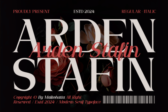 Arden Stafin: A Bold Typeface for Thoughtful Typography