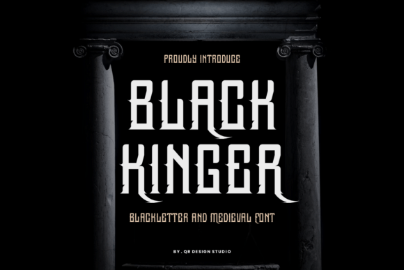 Black Kinger Font Review: A Bold Blackletter for Editorial Design