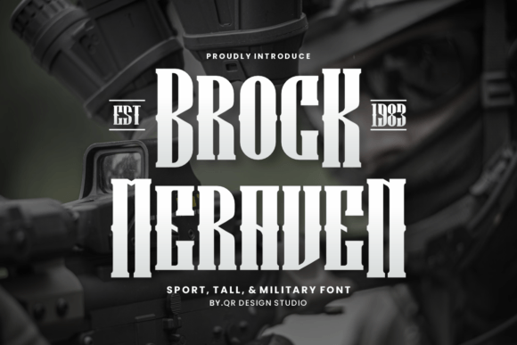 Brock Meraven Font: Command Attention in Your Brand Content