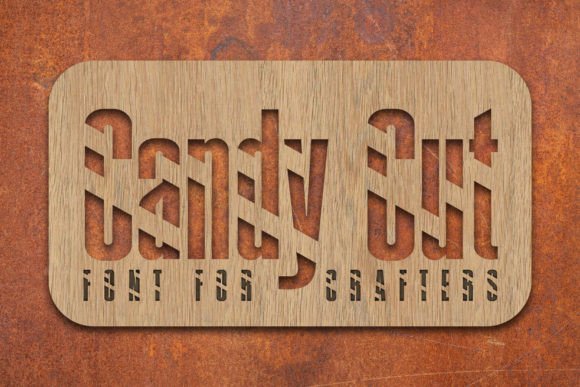 Candy Cut Font: A Bold Display Typeface for Digital Design