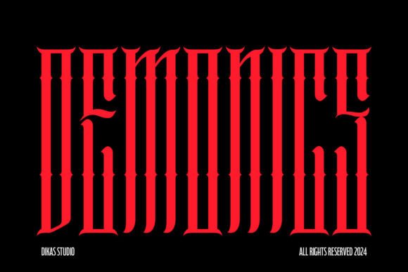 Demonic Typography: Elevating Brand Visuals with the Right Typeface