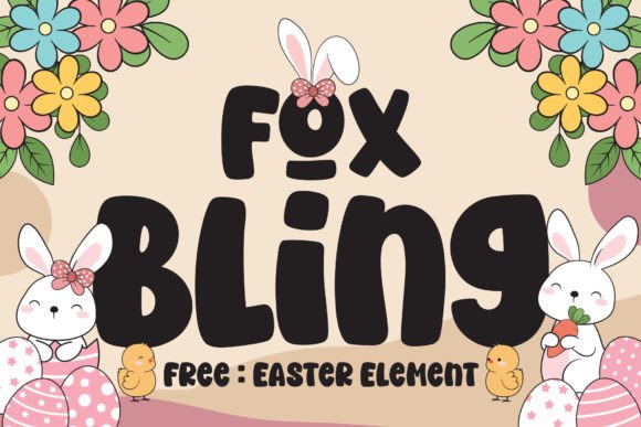 Fox Bling: A Playful Typeface for Creative Projects