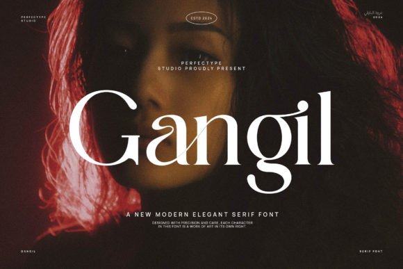 Gangil: A Serif Typeface for Editorial Elegance