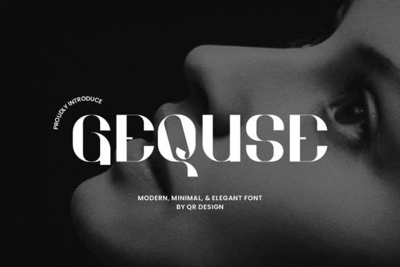 Gequse: A Bold, Stylish Typeface for Campaign Designers