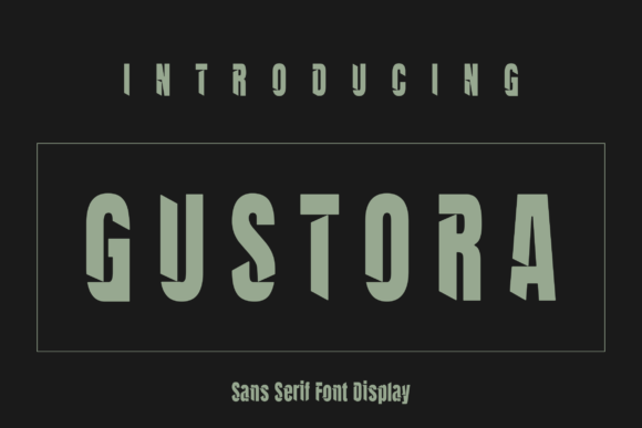 Gustora Font: A Bold Typeface for Modern Marketing