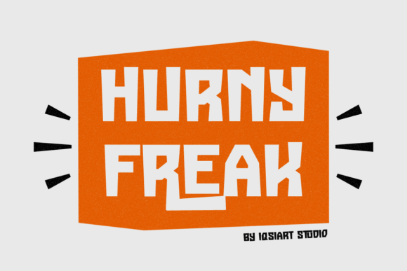 Hurny Freak Font: A Bold Typeface for Craft Creations