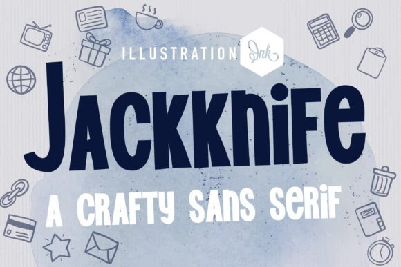 Jackknife Font: A Hand-Crafted Sans Serif for Branding with Personality