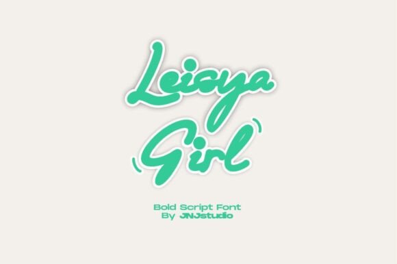 Leisya Girl Font Review: Bold Script for Creative Branding