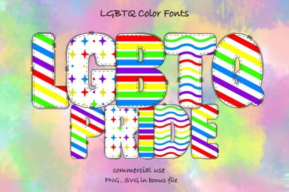 Lgbtq Collection: A Color Font for Inclusive Editorial Design