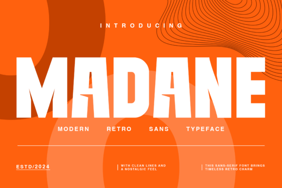 Madane Font Review: A Bold Typeface for Eye-Catching Campaigns