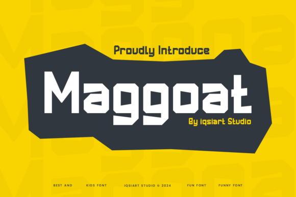 Maggoat Font: A Playful Typeface for Craft Creators