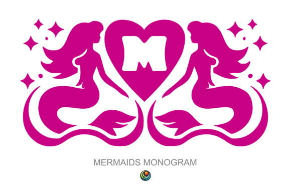 Mermaids Monogram Typeface: A Stylish Addition to Creative Campaigns
