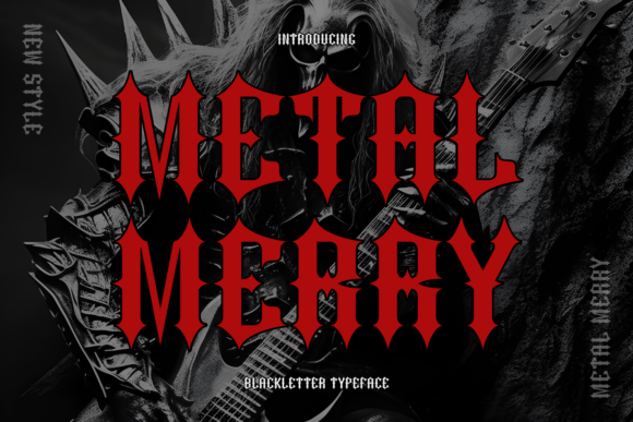 Metal Merry: A Bold Typeface for a Bold Brand Identity