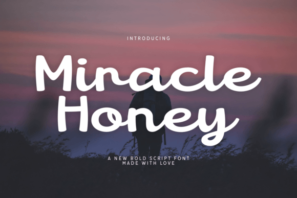 Miracle Honey: A Stylish Script Font for Editorial Design