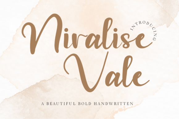 Niralise Vale: A Script Font for Bold Web Design