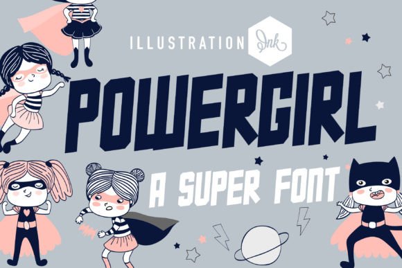 Powergirl Font: A Bold Display Typeface for Digital Designers