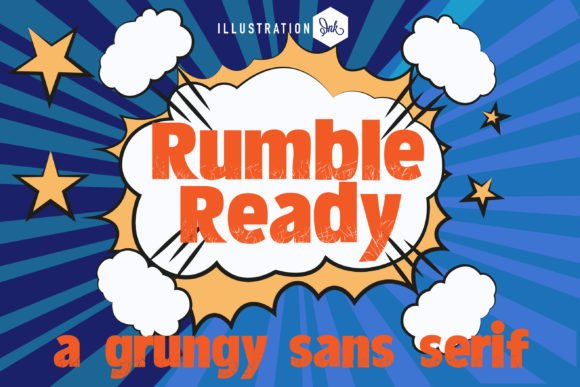 Rumble Ready: A Bold, Gritty Font for Web Designers