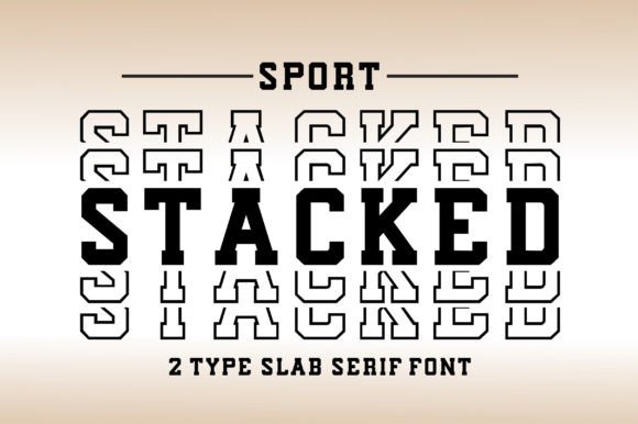 Sport Stacked Font: A Bold Typeface for Your Brand
