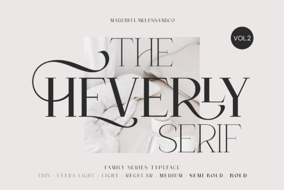 The Heverly: A Versatile Serif Typeface for Editorial Design
