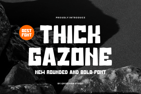 Thick Gazone Font: A Bold Boost for Your Brand