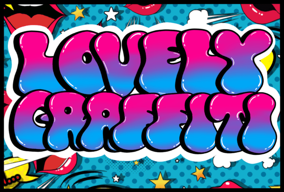 Using the Lovely Graffiti Typeface in Editorial Design